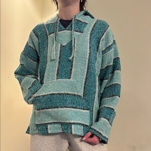 Teal Baja Hoodie